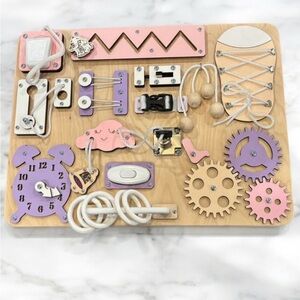 ⭐️ Interactive Wooden Activity Board